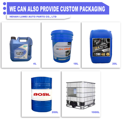 CHINA LUWEI BOSIL Brand SAE 15W40  20W50 General Purpose Diesel  Gasoline Car Engine Oil Lubricant