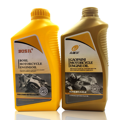 Lubricants Producer 4T Small Package 15W40 OEM Factory High Quality Cheap Yellow Bottle 1L Motorcycle Engine Oil