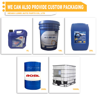 High Pressure Breaker Hammer Excavator Forklift Crane Bulldozer Antiwear  Hydraulic aw68 Lubricating Oil