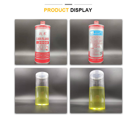 Braking system of middle Wholesale of the Cheapest Water Quality   yellow Brake Oil DOT3+